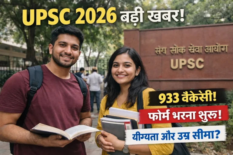 UPSC CSE 2026 Notification Out! IAS-IPS सपने की शुरुआत – हिंदी PDF डाउनलोड + महत्वपूर्ण तारीखें